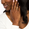 Thumbnail Image 2 of Multi-Row Open Shank Ring in 10K Gold - Size 7