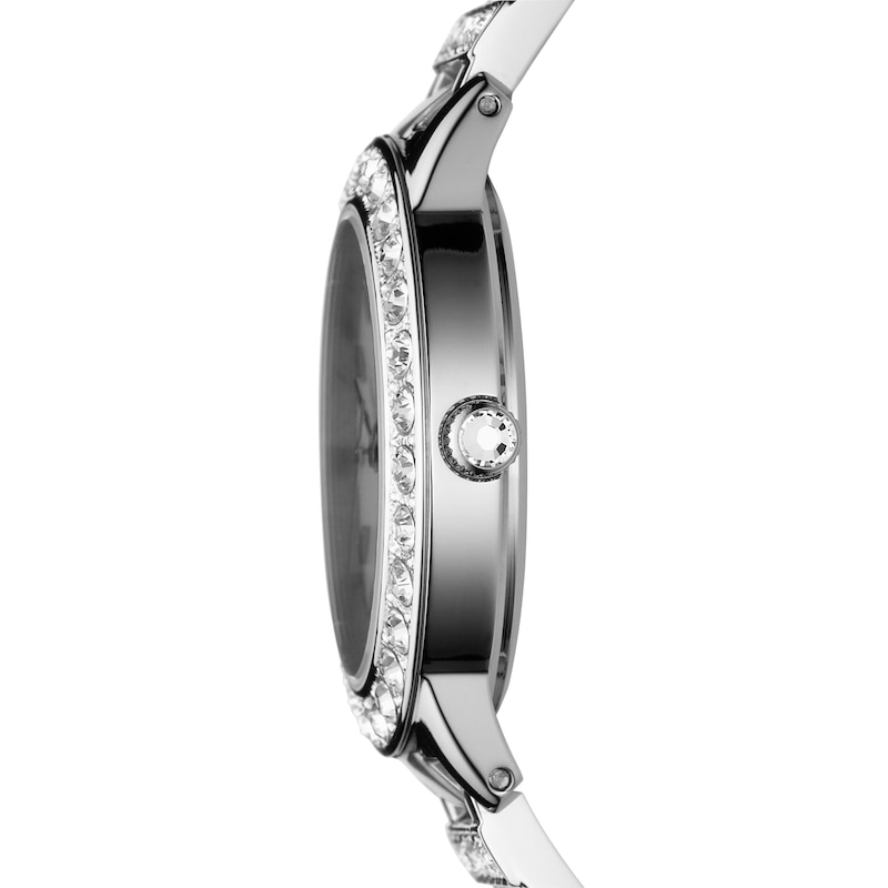 Main Image 2 of Ladies' Fossil Jesse Crystal Accent Watch with Silver-Tone Dial (Model: ES2362)