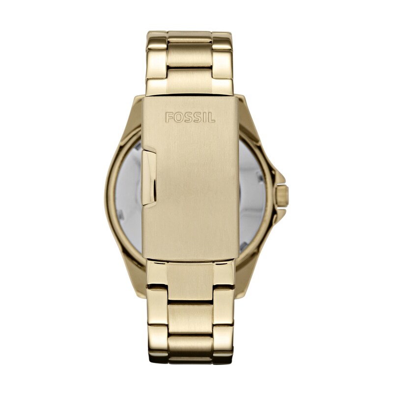 Main Image 3 of Ladies' Fossil Riley Crystal Accent Gold-Tone Chronograph Watch with Champagne Dial (Model: ES3203)