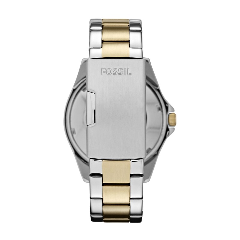 Main Image 3 of Ladies' Fossil Riley Crystal Accent Two-Tone Chronograph Watch with Silver-Tone Dial (Model: ES3204)