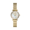 Thumbnail Image 0 of Ladies' Fossil Carlie Mini Crystal Accent Gold-Tone Watch with Mother-of-Pearl Dial (Model: ES4735)