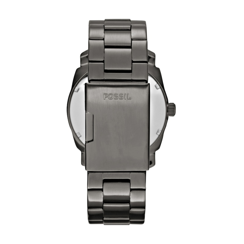 Main Image 3 of Men's Fossil Machine Gunmetal Grey IP Watch with Black Dial (Model: FS4774)