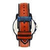 Thumbnail Image 3 of Men's Fossil Grant Two-Tone Chronograph Brown Leather Strap Watch with Blue Dial (Model: FS5151)