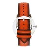 Thumbnail Image 3 of Men's Fossil Minimalist Brown Leather Strap Watch with Blue Dial (Model: FS5304)