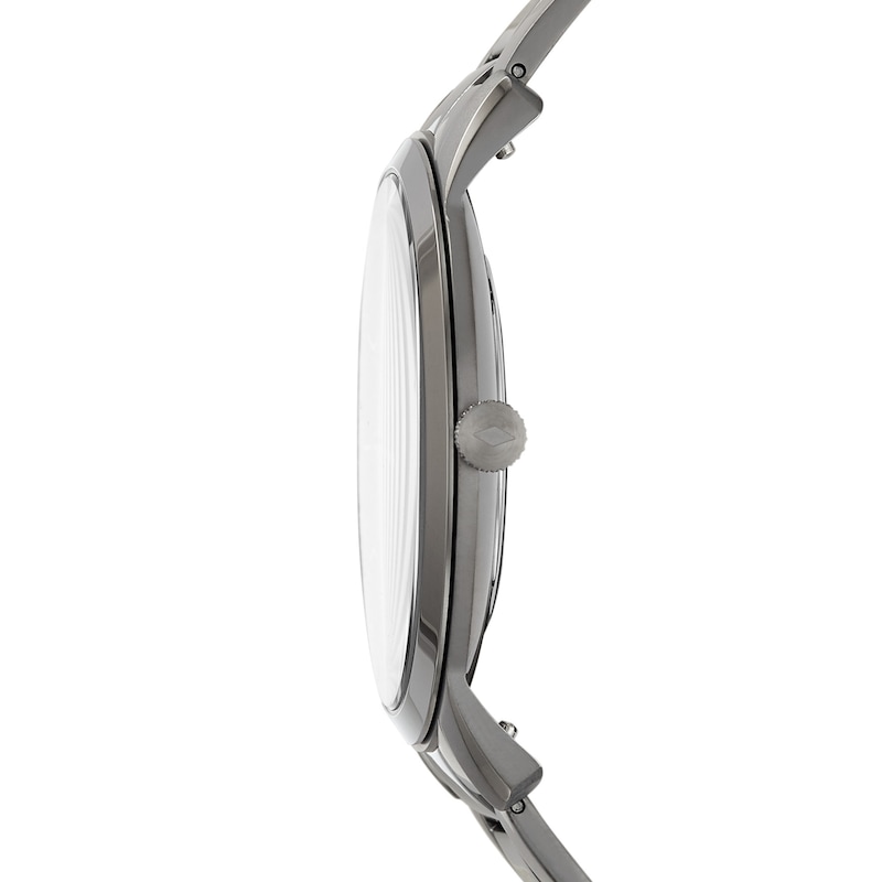 Main Image 2 of Men's Fossil Minimalist Gunmetal Grey IP Watch with Gunmetal Grey Dial (Model: FS5459)