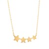 Thumbnail Image 1 of Graduated Stars Necklace in 10K Gold