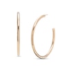 Thumbnail Image 1 of 60.0mm Tube Open Hoop Earrings in 14K Gold