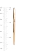 Thumbnail Image 3 of 60.0mm Tube Open Hoop Earrings in 14K Gold