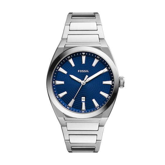 Men's Fossil Everett Watch with Blue Dial (Model: Fs5822)