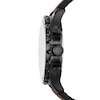 Thumbnail Image 2 of Men's Fossil Nate Black IP Chronograph Dark Brown Leather Strap Watch with Brown Dial (Model: JR1487)