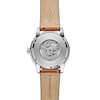 Thumbnail Image 3 of Men's Fossil Townsman Automatic Chronograph Brown Leather Strap Watch with Blue Skeleton Dial (Model: ME3154)