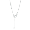 Thumbnail Image 3 of 1/10 CT. T.W. Diamond Frame Praying Hands Oval Medallion Pendant in Sterling Silver and 10K Gold