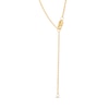 Thumbnail Image 3 of 1 CT. T.W. Black and White Diamond Station Necklace in 10K Gold
