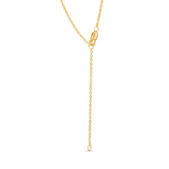 1 CT. T.w. Black and White Diamond Station Necklace in 10K Gold