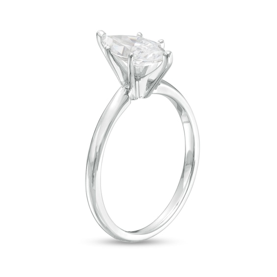 1-1/ CT. Certified Marquise Lab-Grown Diamond Solitaire Engagement Ring in 14K White Gold (F/Vs2
