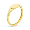 Thumbnail Image 2 of Oval Signet Ring in 10K Gold - Size 7