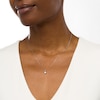 Thumbnail Image 2 of 1/4 CT. Diamond Solitaire Pendant in 14K White Gold (I/I2)
