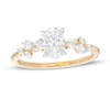 Thumbnail Image 1 of 1 CT. T.W. Oval Diamond Scatter Engagement Ring in 14K Gold