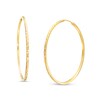 Thumbnail Image 1 of 40.0mm Diamond-Cut Hoop Earrings in 10K Gold
