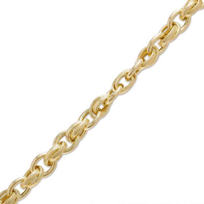 Main Image 1 of 7.6mm Cable Chain Bracelet in 14K Gold - 7.5"