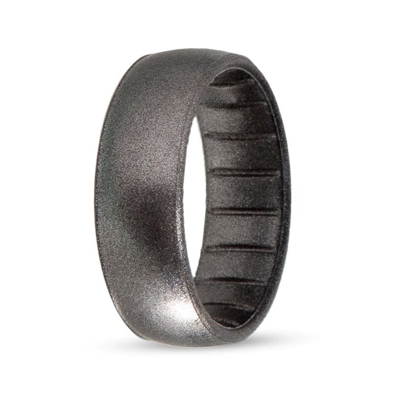 Main Image 3 of Enso Rings Elements Collection - 6.6mm Platinum Silicone Band