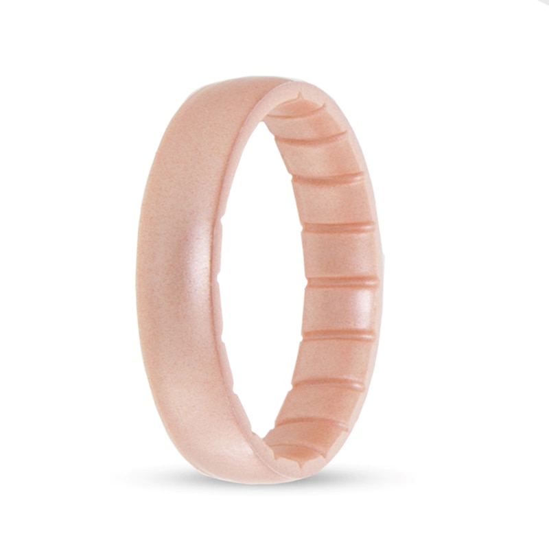 Enso Rings Elements Collection - 4.3mm Rose Gold Silicone Band
