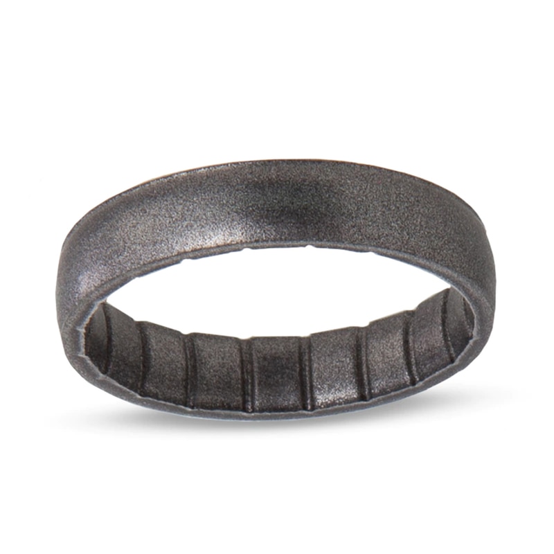 Main Image 1 of Enso Rings Elements Collection - 4.3mm Platinum Silicone Band