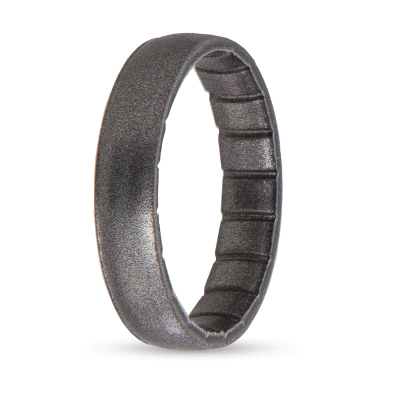 Main Image 3 of Enso Rings Elements Collection - 4.3mm Platinum Silicone Band