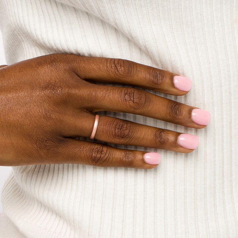 Main Image 2 of Enso Rings Elements Collection - 2.54mm Rose Gold Silicone Band