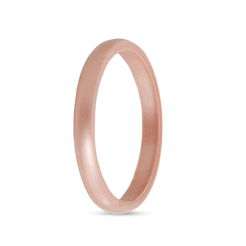 Main Image 3 of Enso Rings Elements Collection - 2.54mm Rose Gold Silicone Band