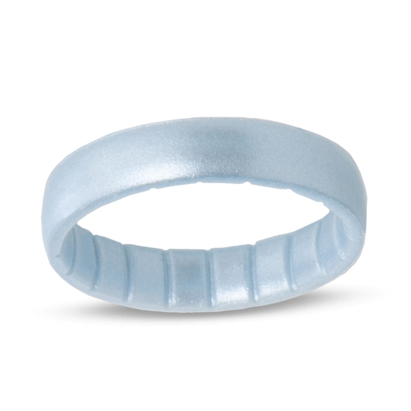 Zales Enso Rings Elements Collection - 4.3mm Diamond Silicone Band
