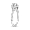 Thumbnail Image 2 of Enchanted Disney Majestic Princess 1 CT. T.W. Diamond Hexagon Frame Engagement Ring in 14K White Gold