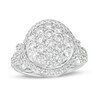 Thumbnail Image 1 of 2 CT. T.W. Multi-Diamond Frame Split Shank Ring in 10K White Gold