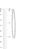 Thumbnail Image 3 of 1-3/4 CT. T.W. Diamond Inside-Out Hoop Earrings in 10K White Gold