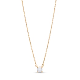 1/3 CT. Certified Lab-Grown Diamond Solitaire Necklace in 14K Gold (F/SI2)