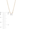 Thumbnail Image 2 of 1/3 CT. Certified Lab-Created Diamond Solitaire Necklace in 14K Gold (F/SI2)