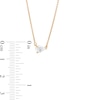 Thumbnail Image 3 of 1/3 CT. Certified Pear-Shaped Lab-Grown Diamond Solitaire Necklace in 14K Gold (F/SI2)