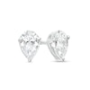 Thumbnail Image 0 of 1/2 CT. T.W. Certified Pear-Shaped Lab-Created Diamond Solitaire Stud Earrings in 14K White Gold (F/SI2)