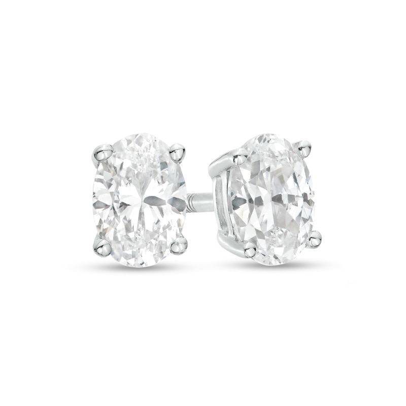 Zales 1 Ct. T.W. Certified Diamond Solitaire Stud Earrings