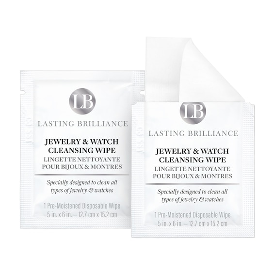 Lasting Brilliance Jewelry and Watch Cleansing Wipes â 10 Pack
