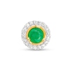 Thumbnail Image 1 of Emerald and Diamond Accent Frame Charm in 10K Gold