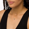 Thumbnail Image 2 of Emerald and Diamond Accent Frame Charm in 10K Gold