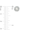 Thumbnail Image 2 of 4.0mm Button Freshwater Cultured Pearl and Diamond Accent Frame Charm in 10K White Gold