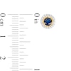 Thumbnail Image 3 of Blue Sapphire and Diamond Accent Frame Charm in 10K Gold