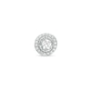 Thumbnail Image 1 of White Sapphire and Diamond Accent Frame Charm in 10K White Gold