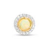 Thumbnail Image 1 of Opal and Diamond Accent Frame Charm in 10K Gold