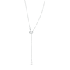 Thumbnail Image 2 of Swiss Blue Topaz and Diamond Accent Frame Pendant in 10K White Gold