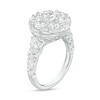 Thumbnail Image 2 of 4 CT. T.W. Certified Lab-Grown Multi-Diamond Engagement Ring in 14K White Gold (F/VS2)