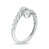 Thumbnail Image 2 of Marilyn Monroe™ Collection 1/2 CT. T.W. Journey Diamond Bypass Ring in 10K White Gold