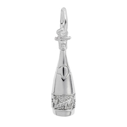 Rembrandt Charms® Champagne Bottle in Sterling Silver